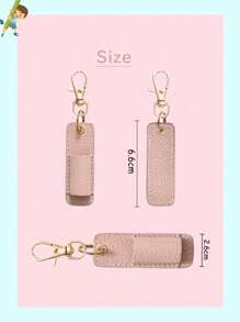 1pc Portable Student/Office Stationery Pen Holder With Key Chain, Mini Pen Clip,Back To School,School Supplies,Pencil Case,Pencil Pouch,School Bag