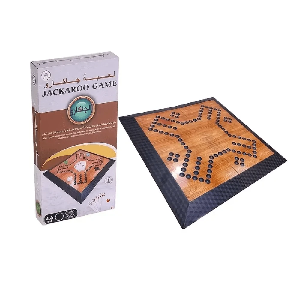 Bộ trò chơi cờ vua và cờ cá ngựa Ả Rập, trò chơi chiến lược nhiều người chơi dành cho 2-4 người, kích thước bàn cờ 14,17*14,17*0,79 inch, thích hợp cho đêm gia đình và tụ họp bạn bè, cờ vua, poker, trò chơi trên bàn vui nhộn - Nhiều màu - Xem 1