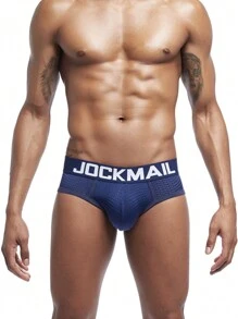 JOCKMAIL 4 件套男士透气网眼三角内裤，舒适柔软内衣，适合健身、运动、家居穿着 - 彩色 - 查看 7