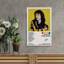 Conan Gray "Found Heaven" Album Music Poster - Personalized Canvas Wall Art For Home, Bedroom, Living Room, Bathroom, Dorm, Classroom Decor - Educational Chart & Poster - 彩色 - 查看 5