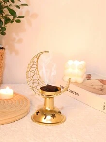 1个拉玛香炉，现代简约创意桌面装饰空气净化香炉，星形灯笼设计，适合开斋节/冬至 - 彩色 - 查看 15