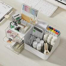 1PC Simple Desktop Storage Box Multi-Functional Home Coffee Table Office Small Items Skincare Stationery Finishing Box