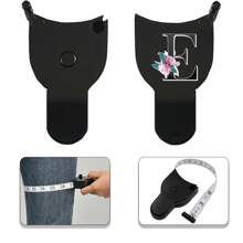 Automatic Retractable Body Measure Tape - 60 Inch Telescopic Self Measuring Tape For Body Measurement And Weight Loss, Lock Pin And Push-Button Sewing Tapes-YAWALL(White) - Unique Name Initials Meaning Style - Black-white Marble - View 32