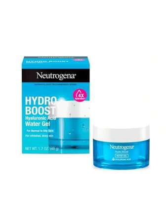 Hydro Boost Water Gel With Signature Fragrance, Hyaluronic Acid Facial Moisturizer For Normal To Oily, Combination Skin, Delivers Hydration For Refreshed, Dewy Skin, 1.7 Oz