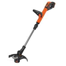 18V BLACK DECKER Cordless String Trimmer 28cm Cutting Width Automatic Feed 2.0Ah Battery Included STC1820PC GB - With18vBatteryandCharger - View 2
