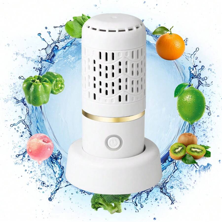 Obst- und Gemüsewaschmaschine IPX7, wasserdicht, Gemüsereiniger, mit OH-Ione