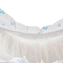 12 片装一次性公狗尿布 - 超吸水宠物尿布，舒适且防漏，非常适合幼犬、老年犬、手术恢复、失禁解决方案 - 藍色 - 查看 6