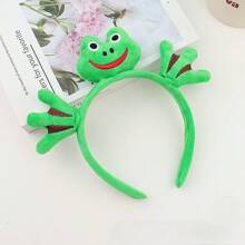 Băng đô hình con ếch xanh, Vòng tóc hình con ếch mắt to ngộ nghĩnh, Băng đô rửa mặt và trang điểm cho nữ, Vòng tóc hình động vật hoạt hình cho tiệc tùng - Nhiều màu - Xem 8