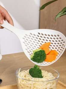 1pc Extra Large Strainer Ladle, Convenient Kitchen Essential For Straining Noodles, Vegetables, And Fruits - View 9