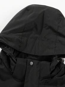 Men's Windproof And Waterproof Jacket, Casual And Breathable, With A Hood, Zipper, Long Sleeves And Pockets, Suitable For Hiking, Jogging, Cycling, Outdoor Fitness And Sports.