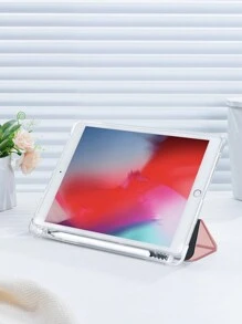 1 件“上帝在她心中，她不会失败”口号图案平板保护壳，兼容 iPad 10.2 英寸、iPad Pro 11 英寸 2021/2020/10 代、iPad Mini 4/5/6、Galaxy Tab A8 10.5 英寸 2022、Matepad 10.4 英寸、Tab，带铅笔槽，防摔，平板电脑支架保护套 - 彩色 - 查看 5