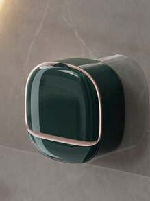 1 Stück Wandmontierter Seifenhalter, Luxuriöser Stil, Seifenhalter mit Ablauf für Dusche, Badezimmer, ohne Bohren erforderlich - Verschiedenfarbig - Übersicht 10