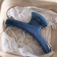 2pcs/Set Ladies Elegant Multi-Color Acrylic Marble Plumeria Hair Clips, With Plumeria & Butterfly Decor, Suitable For High Ponytail, Casual Everyday Accessory Hair Claws Claw Clips Hair Jaw Clip Hair Clamps Hair Clutch Hair Claw Clip Fall Winter Hair Accessories For Women Bows For Vacation Outfits Woman