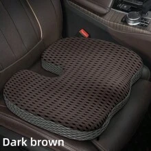 1pc/2pcs Mesh Car Booster Seat Cushion, Innovative Honeycomb Wedge Memory Foam Seat Pad, Enhanced Breathability And Support, Car Cushion For Relieving Buttock Pain, Suitable For Car, RV, Office Chair, Sofa