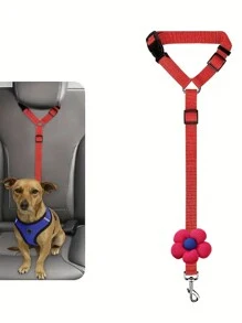 1pc Dog Seat Belt For Vehicle Secure, Pet Car Tether Safety Leash For Dogs In Vehicles, Dog Seatbelt Tether, Dog Seat Belt Buckle, Dog Car Seat Belt Christmas Gift