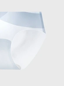 CXYIN 5 piezas de bragas sin costuras de seda fría, ropa interior suave y sedosa, ultra delgada con efecto moldeador y levantador de glúteos para damas