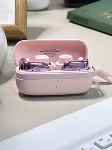 ASUS Clip-On Wireless Earphones, Comfortable And Lightweight Sports Earbuds, Built-In Microphone, Long Battery Life, Perfect For Commuting And Traveling - Pink - View 8