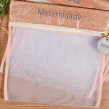 Maternity Organizer Bag Kit 4 And 6 Units. Luxury Nylon - 絢麗桃紅葡萄酒 - 查看 2