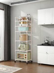 1 pieza Estantería de cocina de 3 a 7 niveles, nuevo organizador de almacenamiento de cocina de uso intensivo