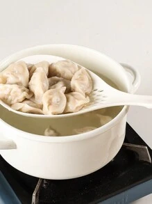 1pc Extra Large Strainer Ladle, Convenient Kitchen Essential For Straining Noodles, Vegetables, And Fruits - View 5