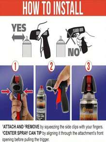 Portable Auxiliary Spray Gun With Self-Painting, Handle Compatible With Automotive Painting, Tools For Men