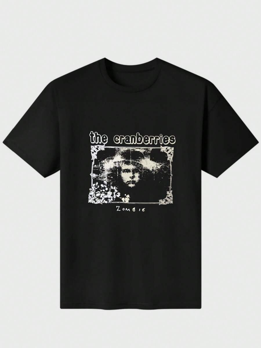 The Cranberries T-Shirt Vintage Dolores O'riordan Shirt No Need To Argue Album  , Soft & Lightweight Skin-Friendly 100% Cotton T Shirt - Black - View 1