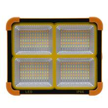 HYYKJ-US 100W Portable LED Solar Work Light USB Rechargeable 2 Modes Cordless Floodlight - 1 - View 5