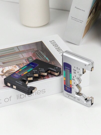 1 Pc Universal Digital Battery Tester: Quickly Check The Battery Capacity Of C D N AA AAA 9V 1.5V Button Cell Batteries