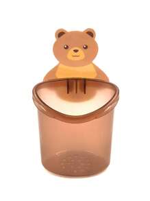 1个带排水孔的牙刷架 - 壁挂式，多功能牙膏牙刷收纳盒，适用于浴室，浴室配件，家居装饰，完美的浴室收纳壁挂式牙刷架，无线浴室整理架，家居浴室装饰，秋季装饰，返校装饰 - 彩色 - 查看 15