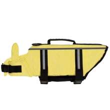 1件 Outward Hound 黄色狗狗救生衣，狗狗救生背心，防撕裂狗狗游泳救生衣，高浮力（黄色） - 彩色 - 查看 10