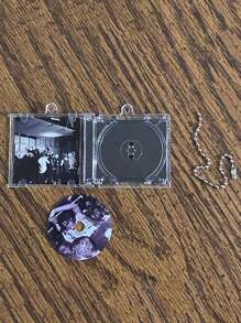 1pc Custom Photo Mini Album CD Keychain With NFC – Play Your Favorite Spotify Song Instantly – Personalized Music Gift, Music Lover Keychain CD Album,Valentine's Day Custom Photo Wedding Gift Keychain,School Supplies,Back To School,School Gift,For Office,For School,For Classroom,For Teacher Gifts,For University,For Colleague,For Dorm Rooms,For Teacher,For Boys And Girls,For Teenagers,Junior High School Students,Middle School Students,High School Senior High School Students,College Students,University Students,Freshman,Sophomore,Underclassmen