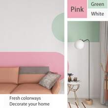 1Roll Macaron Color Self-Adhesive Wallpaper, Simple Solid Colors Wall Stickers, Size 40/60/80cm Wide, Peel And Stick Contact Paper, Aluminum Foil-Heat-Resistant, Waterproof, Moisture-Proof, Suitable For Bedroom Living Room Kitchen Study Room Home Decor, Wardrobes Cabinets Tables Furniture Renovations, Tenant Friendly, Easy To Install