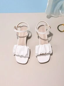 Sandalen met hoge hakken voor tienergala, alles-in-één stijl, schoolstijl