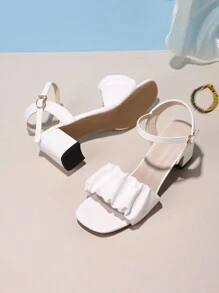 Sandalen met hoge hakken voor tienergala, alles-in-één stijl, schoolstijl