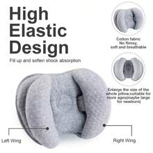 Almohada para reposacabezas de silla de coche para niños, almohada para dormir para bebés, almohada para cochecito de bebé - Multicolor - Ver 6