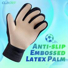 Soccer Goalkeeper Gloves, Graffiti Design Goalkeeper Gloves, Strong Grip Goalkeeper Gloves, Non-Slip Soccer Goalkeeper Gloves