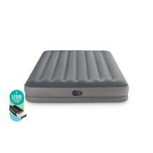 12" Queen Air Mattress Bed With Built-In USB Powe Pump