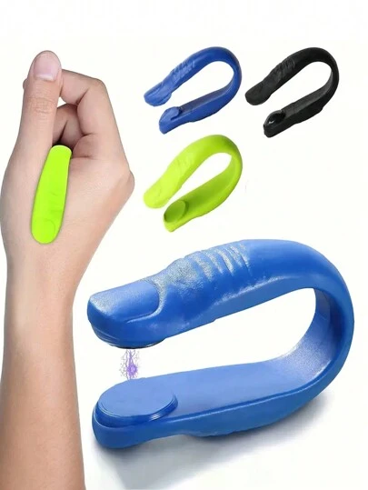 1/3/5 件可穿戴拇指按摩器拇指按摩手柄用于缓解纤维肌痛便携式拇指按摩夹 - 小巧、便携的手部放松工具 - 拇指穴位按摩和压力缓解（由于生产原因，胶水略有溢出，但不影响正常使用）