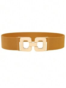 Große Größen 1 Stück modischer, eleganter und einfacher dekorativer Gürtel für Damen, marineblau, braun, khaki, Damen Gürtel für Lässig, Boho, süß, sexy, elegant, elastischer Bund für Valentinstag, Reise, Urlaub, Party, Alltag, Vielseitiger Gürtel für Sommer, Schule, Herbst, Halloween