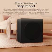 HS214 Soundbar All-In-One Wireless Bluetooth Sound System Powerful Bass Built-In Compact Design AUX USB TV PC Speaker - 2.1Ch(AllinOne)-DolbyDigital - View 7