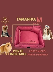 Pet Bed XG 95 Cm X 75 Cm Waterproof Bottom For Large Breeds Velvet Rectangular Dog Bed Size GG 85 Cm X 70 Cm Soft Cloud Pet Bed For Large Dogs Cats Rabbit Suede Washable Bed For Pets Dogs And Cats G 70 Cm X 60 Cm Luxury Pet Bed Suede Bed Comfort 60 X 50 Siliconized Filling And Reinforced Zipper Medium Dogs And Cats Rectangular Velvety Fabric Bed 50 X 40 For Small Dogs Washable Luxury - 粉色 - 查看 6