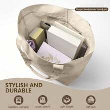 Baddie Sexy Christmas Looking Like Snack Or Eating One Tote Bag, Simple Oxford Cloth Tote Bag, Lightweight Travel Shoulder Bag, Large Capacity Shopping Handbag