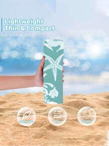 Super Soft Absorbent & Quick Dry Microfiber 250gsm Mysterious Underwater Mermaid Print Beach Blanket/Yoga Mat, Sun Protection Shawl, Suitable For Travel, Camping, Swimming, Outdoor, Size 27.6"X55.1" Or Larger 35.4"X70.9" Beach TowelSummer Travel,Vacation
