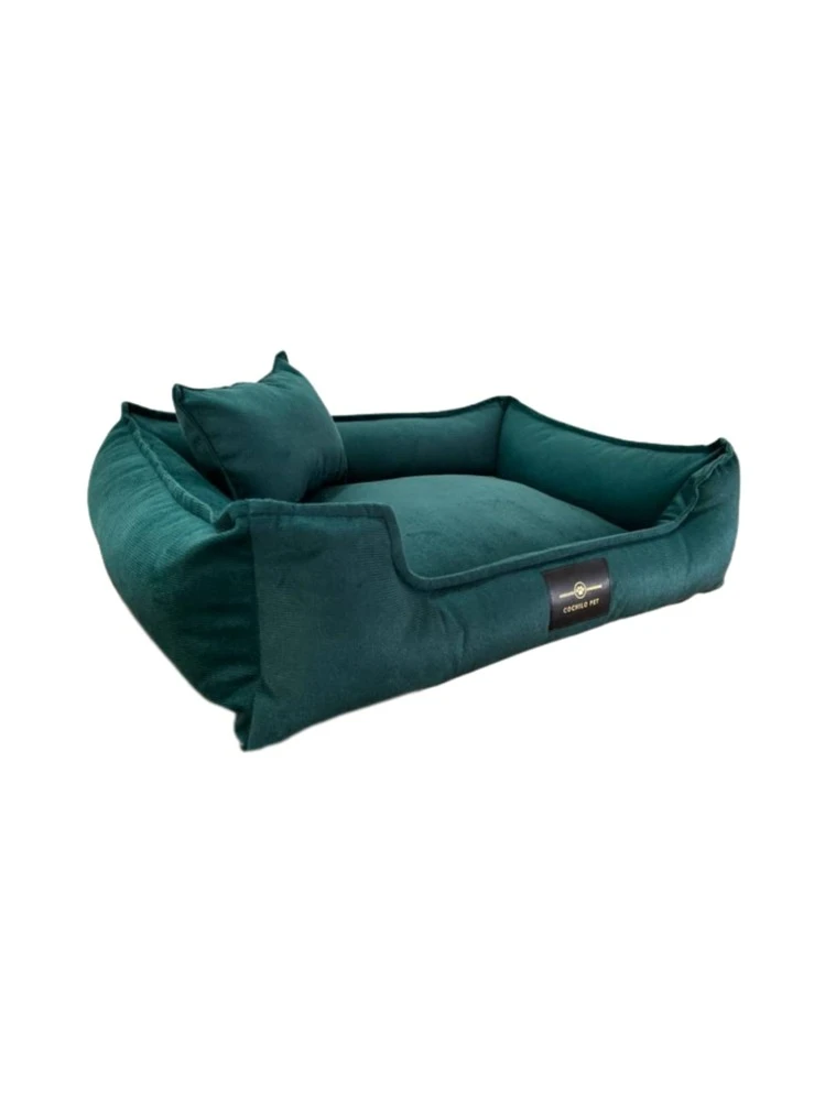 Pet Bed XG 95 Cm X 75 Cm Waterproof Bottom For Large Breeds Velvet Rectangular Dog Bed Size GG 85 Cm X 70 Cm Soft Cloud Pet Bed For Large Dogs Cats Rabbit Suede Washable Bed For Pets Dogs And Cats G 70 Cm X 60 Cm Luxury Pet Bed Suede Bed Comfort 60 X 50 Siliconized Filling And Reinforced Zipper Medium Dogs And Cats Rectangular Velvety Fabric Bed 50 X 40 For Small Dogs Washable Luxury - Green - View 3