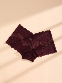 6 piezas de bragas y panties de mujer sexy, sin costuras, de encaje, tipo shorts, ropa interior, lencería