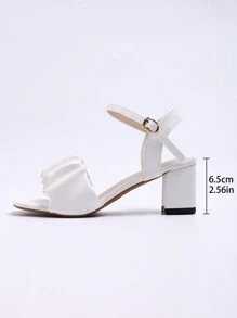 Sandalen met hoge hakken voor tienergala, alles-in-één stijl, schoolstijl