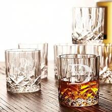 Copo de Uísque Personalizado de 200ml/7oz com Padrão de Diamante, Copo Gravado Personalizado para Escocês, Lembrancinhas de Casamento, Inauguração de Casa, Padrinho, Presente Corporativo, Presente do Dia dos Namorados para Namorado, Presente do Dia dos Namorados para Marido, Presente para Homens, Presente de Natal Engraçado para Ele, Presentes Únicos, Romance Delicado