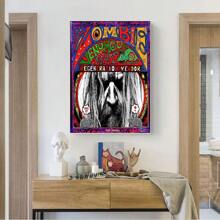 1pc Wall Arts Posters FramelessRob Zombie Canvas Art Poster Frameless Poster Club Bar Paper Vintage Poster Wall Art Painting Bedroom Study Pop Gifts Birthday Graduation - Multicolor - View 19