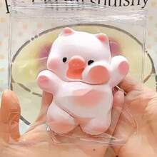Cute Puppy & Rabbit Cake Squeeze Toy Stress Relief Slow Rising Cream-Like Silicone Squishies - Multicolor - View 7
