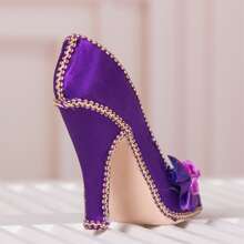 Jewelry Display Stand High Heeled Shoes Shaped Multi-Level Jewelry Holder Display For Earring, Bracelet, Ring - 紫色 - 查看 3